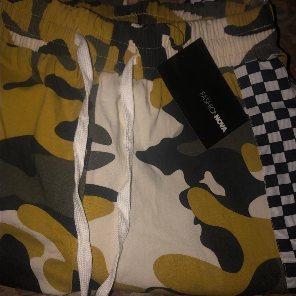 Fashion Nova Camo Joggers